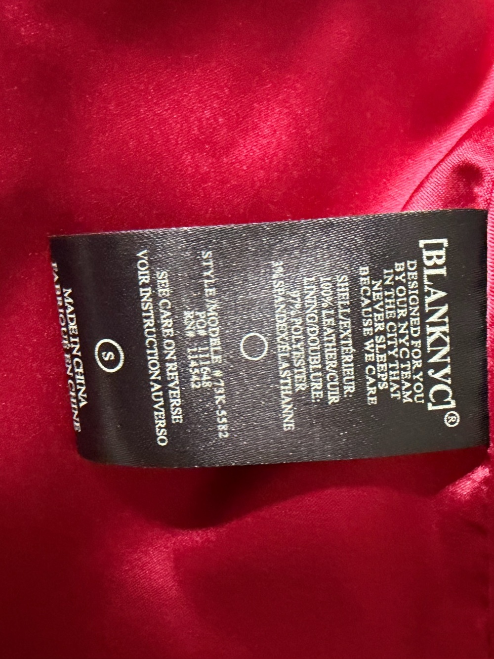 Blank NYC Suede Leather Fringe Moto Jacket - Picture 4 of 4